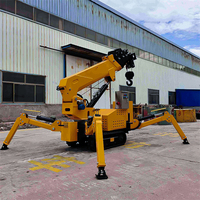 Grue araignée mobile tout-terrain à fonctionnement stable avec télécommande sans fil