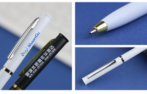 Luxurious 1.0mm Wide Metal Ballpoint <b>Pen</b> with Customized Logo Durable Plastic for Office & School Promotions - Product Image 3