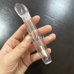 ISMAN 2,5 ml – Tube de brillant à lèvres unique en forme de diamant de cristal, transparent, en forme de pierre précieuse, vide, emballage cosmétique, logo personnalisé - Product Image 2