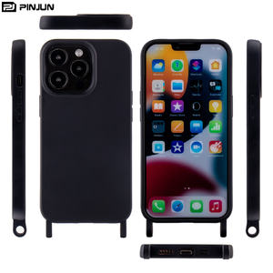 Lanière pour <span class=keywords><strong>iPhone</strong></span> 16 Pro Max, <span class=keywords><strong>cordon</strong></span> de fixation, étui de téléphone <span class=keywords><strong>avec</strong></span> crochet, TPU souple en silicone pour <span class=keywords><strong>iPhone</strong></span> 12 13 14 15 Max, étui bandoulière - Product Image 2