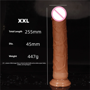 Grand Dildo Réaliste en Silicone Souple avec Texture de Peau, Dildos pour Femmes, Ventouse Flexible, Dildo <span class=keywords><strong>Extra</strong></span> Large et Géant, Jouet Sexuel Adulte - Product Image 5