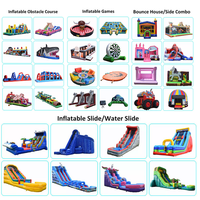Toboggan aquatique gonflable commercial d'occasion Airmyfun A82024 Pool 26ft Red Wild Thing 22 pieds à vendre en gros