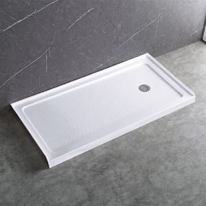 Base de <span class=keywords><strong>ducha</strong></span> de acrílico para baño Sally Wet Room Pan CUPC Caravan Simple resina personalizada moderna Base de <span class=keywords><strong>ducha</strong></span> bandeja de <span class=keywords><strong>Ducha</strong></span> - Product Image 1