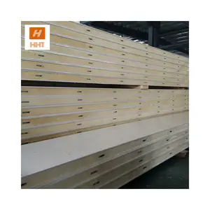 Sandwich Panels For Cold Room Constriction Pu / Puf/ Pur / Polyurethane Foam quick freezing cold storage panel aluminium roof po