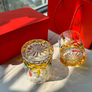 High Quality300Ml Crystal Glass Round Whiskey Tumbler <b>Old</b> Fashioned Barware Classic Whiskey Glass Rock Glass Cups - Product Image 2