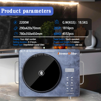 Cuisinière à rayonnement électrique à brûleur unique Plaque de cuisson infrarouge multifonctionnelle durable Garantie de 1 an pour une utilisation dans la cuisine à domicile