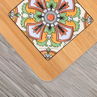 Mignon Noël Mariage Thé Café Bière Tasse Sublimation Liège Bambou Hot Pads Dessous De Verre En Bois Dessous De Plat pour Boissons à Usage De Table