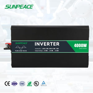 Convertisseur de courant solaire AC/DC 600W-5000W 220V/230V/240V 12V/24V/48V avec onde sinusoïdale pure double automobile - Product Image 4