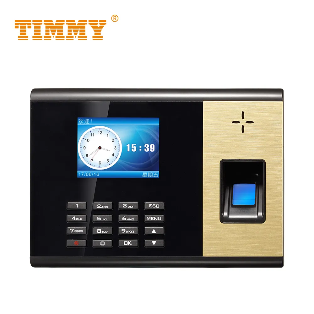 TIMMY TM52 Software libre TCP/IP USB asistencia biométrico de huellas dactilares de Control de acceso tiempo guardián