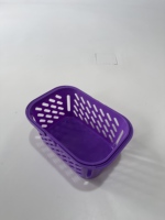 Paniers de courses en plastique portables de grande capacité personnalisables pour supermarchés