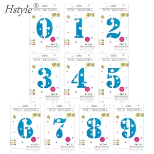 Ballons en aluminium avec chiffres de 0 à 9, couleur or et argent, 16, 32, 40 pouces, décoration de fête d'<span class=keywords><strong>anniversaire</strong></span> pour enfants, cadeaux de mariage, SBF133 - Product Image 6