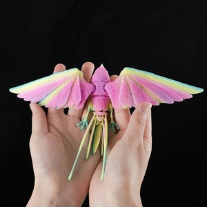 Vente en gros de jouets lumineux en plastique imprimés en 3D, personnalisables, représentant des hirondelles, des animaux et des dinosaures, modèle tendance pour enfants, cadeau OEM - Product Image 5