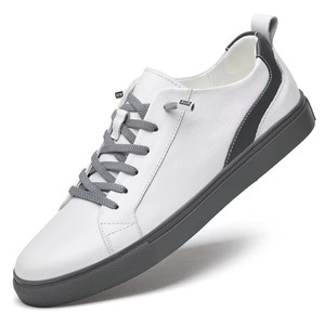 Chaussures décontractées pour hommes, chaussures de skate pour hommes, baskets en cuir de vache pour hommes, commande personnalisée en petite quantité - Product Image 2