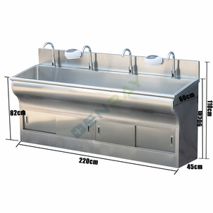 Fregadero Quirúrgico de Acero Inoxidable con Pedal de Inducción para Lavado de Manos, para Hospitales, Precio de Fregadero Médico en Guangzhou - Product Image 6