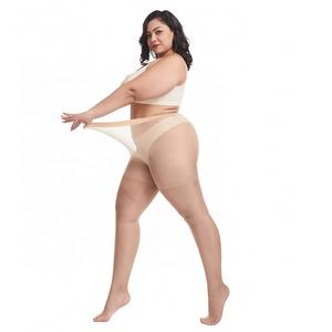 <span class=keywords><strong>Collant</strong></span> trasparenti in Nylon sottile elastico estivo traspirante 15D Plus Size calze da <span class=keywords><strong>donna</strong></span> grasse - Product Image 4