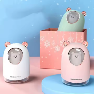 Lindo oso LED luz <span class=keywords><strong>Oficina</strong></span> coche Mini <span class=keywords><strong>humidificador</strong></span> de aire habitación de casa bebé dibujos animados lindo USB <span class=keywords><strong>humidificador</strong></span> ultrasónico - Product Image 6