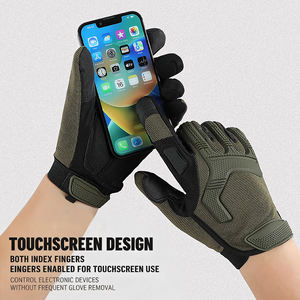 Gants de <span class=keywords><strong>moto</strong></span> AceWarm noirs unisexes à doigts entiers, coupe-vent, thermiques, imperméables, compatibles avec les écrans tactiles - Product Image 4