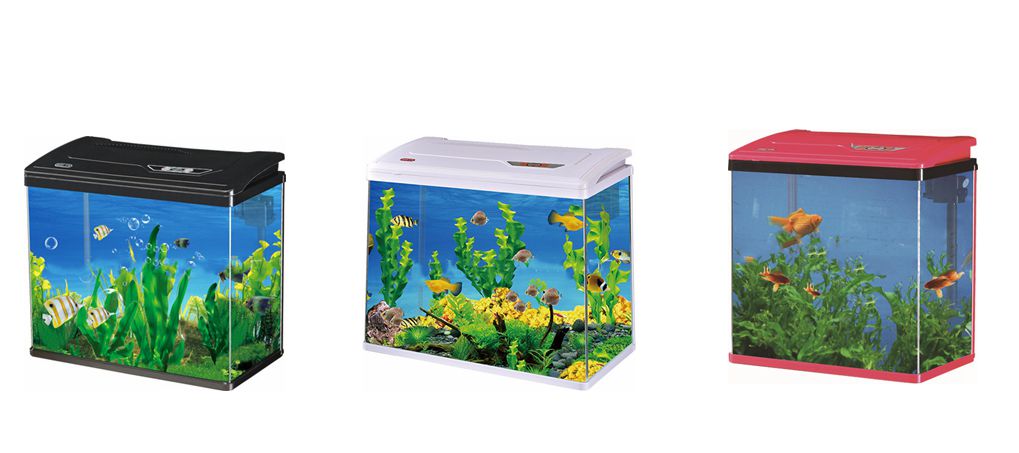 90L Office Bar Counter Aquarium Fish Tank Glass Custom Betta Decoration