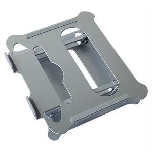 Supporto per Laptop in lega di alluminio da 15.6 pollici regolabile Riser per Notebook e supporto per telefono flessibile per uso da scrivania e gestione del telefono cellulare - Product Image 5