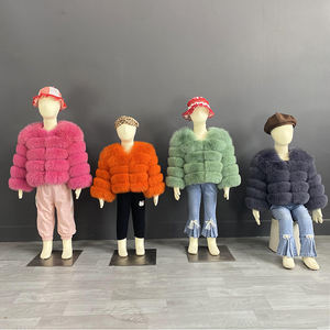 Nuovo stile neonata <span class=keywords><strong>giacca</strong></span> di <span class=keywords><strong>pelliccia</strong></span> di volpe naturale cappotto di <span class=keywords><strong>pelliccia</strong></span> per bambini pellicce calde in autunno e in inverno per i bambini di 2-11 anni - Product Image 2