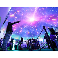 Dôme de planétarium gonflable 360° pour exposition en plein air, tente de projection mobile