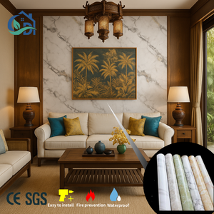 Custom Size Foam Wall Panels Self <strong>Adhesive</strong> Decorative Boards for Interior Contractors Professional Renovation Supply - Product Image 1