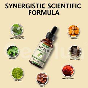 Gotas de Extracto de Guanábana al por Mayor de Fábrica, Suplemento de Cúrcuma y Moringa, Refuerzo Inmunológico, Apoyo Energético, Gotas Líquidas de Ashwagandha - Product Image 4