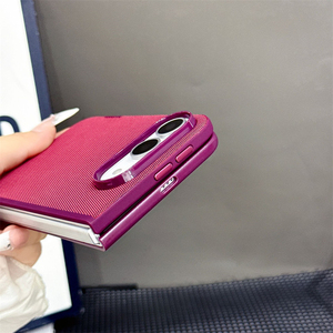 เทคโนโลยีหรูหรา เคสแม่เหล็กเนื้อผ้าทอสำหรับไอโฟนดูโอฝาครอบป้องกันแบบรวมทุกอย่างกันกระแทก - Product Image 5