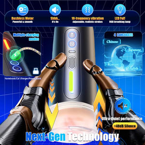 Masturbador Masculino Automático, Juguetes Sexuales, Penetración Vaginal, Voz Sexy, <span class=keywords><strong>Sexo</strong></span> Oral, Vibrador con Sonidos, Juguete Sexual para Hombres - Product Image 1