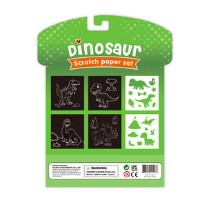 Set Buku Gambar Dinosaurus untuk Anak-Anak-Unisex Kertas 8,5 Inci Kit Aktivitas Kreatif DIY untuk Hadiah Ulang Tahun Hari Anak - Product Image 4