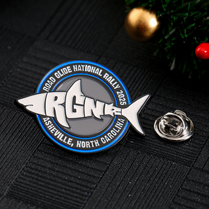 Alfileres personalizados 2025 Souvenirs esmalte Aleación de Zinc Metal solapa Pin nacional <span class=keywords><strong>Rally</strong></span> deportes 3D Fishbone patrón Pin para gorras o ropa - Product Image 6