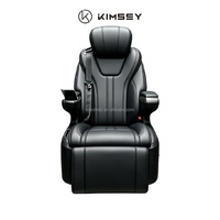 Sofá Cama Triple Plegable Z3 KIMSEY de Cuero PU con Cinturón de Seguridad de 3 Puntos para Autocaravana/RV
