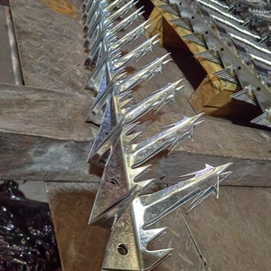 Púas de Acero Galvanizado Pintado Resistentes a la Intemperie, de Gran Tamaño, Anti-Escalada, para Protección de Paredes y Cercas - Product Image 2