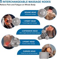 Améliore la circulation sanguine et améliore la rigidité musculaire masseur à main électrique