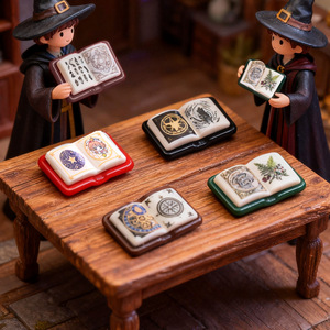 Miniature de livre magique en résine, imprimée et faite à la main, accessoires DIY pour décoration de maison de poupée, origine Yiwu - Product Image 2