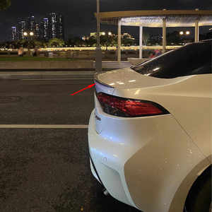 1.2m Universal PVC Glossy Rear Spoiler Trunk Lip Spoiler DIY Modification <b>Kit</b> for Standard Fitment Rear Trunk - Product Image 6