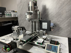 เครื่องกลึงซีเอ็นซีขนาดเล็กสำหรับใช้ในบ้าน พร้อมมอเตอร์เซอร์โวในตัว รองรับการประกอบด้วยมือ งานกลึงละเอียด งานกัด และงานเจาะ แบบมัลติฟังก์ชั่น - Product Image 2