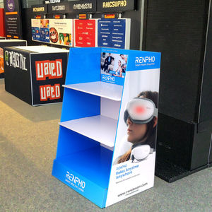 Großhandel Custom Wellpappe Display Stand für <span class=keywords><strong>Massage</strong></span> produkte Light Duty Supermarkt Rack Hot Sale Store <span class=keywords><strong>Shop</strong></span> Layer Rack - Product Image 1
