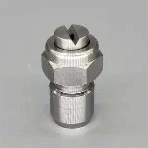 YUHU 1/4, 3/8, 1/2, 3/4 and 1-1/4 stainless steel Tapered overlapping spray flat fan dovetail nozzles of Welded Connections