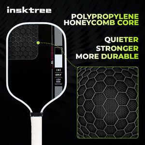 Promoción Persues Pro Paddle Graphite Pickle Ball Raqueta, Pickleball Paddle Fibra de carbono al por mayor, Foam Core Pickleball Paddle - Product Image 4