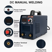 Soudeuse à arc manuelle portable mini MMA 220V avec onduleur IGBT et contrôle de force d'arc réglable