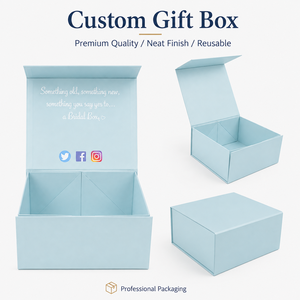 Factory OEM Custom Magnetic Closure Collapsible Gift <b>Box</b> One‑Piece Foldable Rigid Paper <b>Box</b> <b>Flat</b>‑Pack Shipping Save Cost - Product Image 3