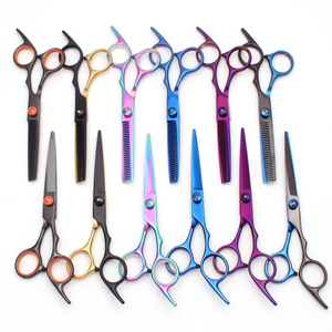 Ciseaux de cheveux professionnels de 6 pouces en acier inoxydable lames tranchantes poignée ergonomique pour Salon barbier maison coupe de cheveux styliste outil 1001 - Product Image 5