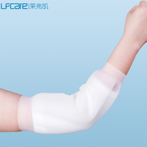 Almohadillas de silicona para codos, mangas elásticas impermeables para bañarse, nadar, tareas domésticas, limpieza de cocina, protección transparente para adultos - Product Image 2