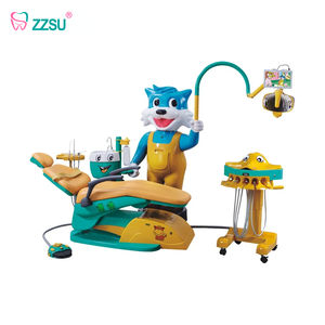 Fauteuil dentaire pédiatrique style dessin animé pour enfants, équipement dentaire médical économique - Product Image 1