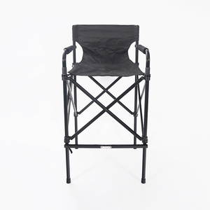 Sedia Pieghevole Telescopica Professionale per Saloni di Bellezza e Barbieri, per Truccatori, Costruzione in Metallo Resistente - Product Image 1