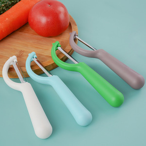 Ensemble d'éplucheurs en acier inoxydable, 4 pièces, outil de cuisine facile à nettoyer pour l'épluchage des fruits et légumes - Product Image 1