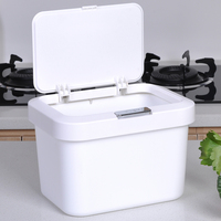 Nouveaux arrivages Poubelle à compost de cuisine 5L avec logo personnalisé Poubelle de salle de bain de 1.32 gallons pour la maison et le bureau