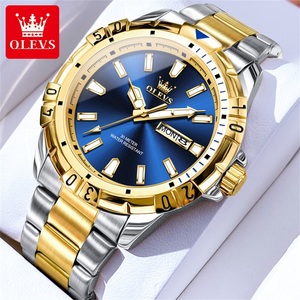 OLEVS 5560 ragazzi Cool guardare tutto nero <span class=keywords><strong>orologio</strong></span> da uomo <span class=keywords><strong>con</strong></span> le mani luminose <span class=keywords><strong>cinturino</strong></span> <span class=keywords><strong>in</strong></span> <span class=keywords><strong>acciaio</strong></span> inox semplice <span class=keywords><strong>SmartWatch</strong></span> - Product Image 2