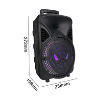 SING-E 8 pouces haut-parleur chariot Portable haut-parleur extérieur Portable Blue Tooth haut-parleur USB dispositif de lecture